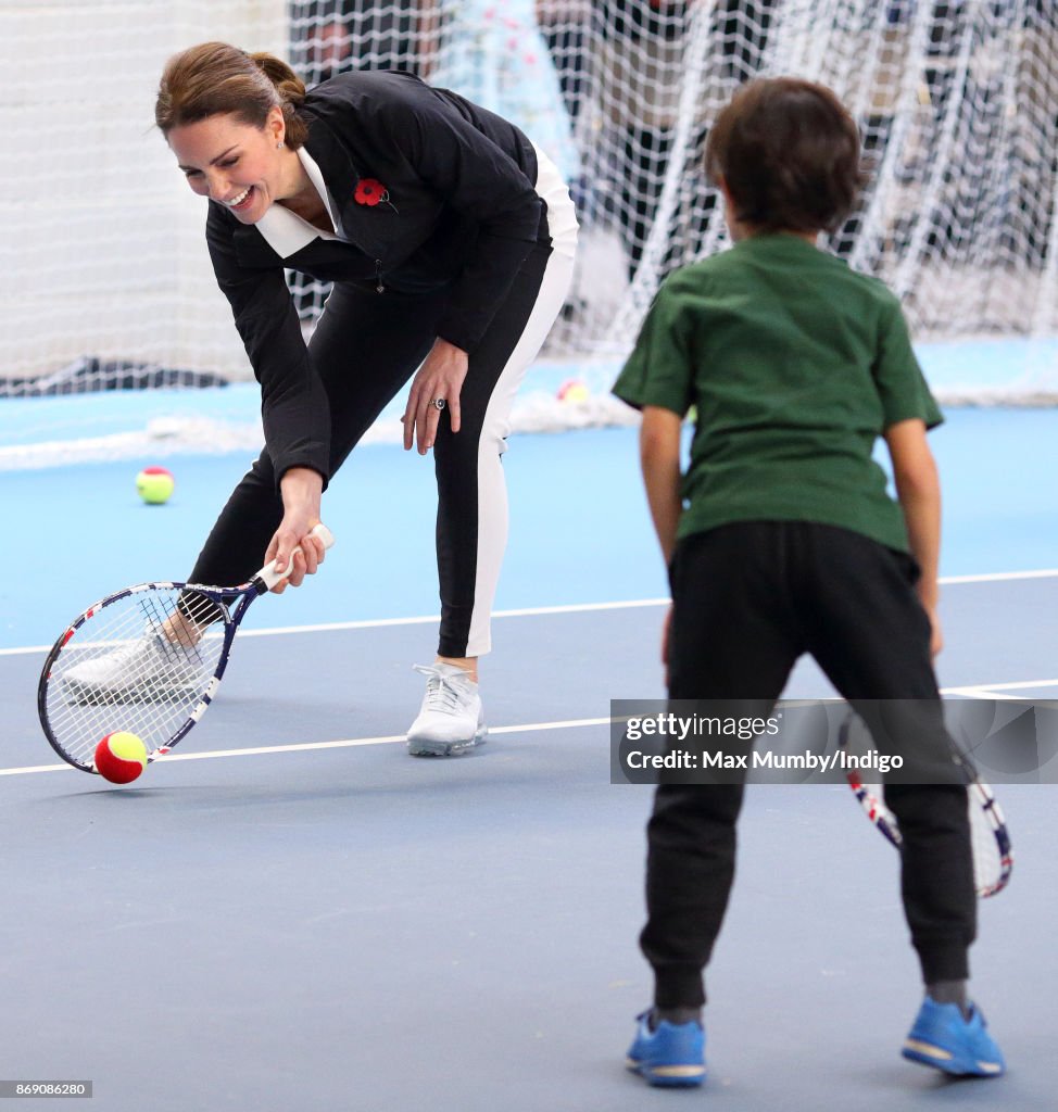 The Duchess Of Cambridge Visits The Lawn Tennis Association