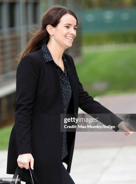 Sophie Agnew seen during a visit by The Duchess of Cambridge to the Lawn Tennis Association at the National Tennis Centre on October 31, 2017 in...