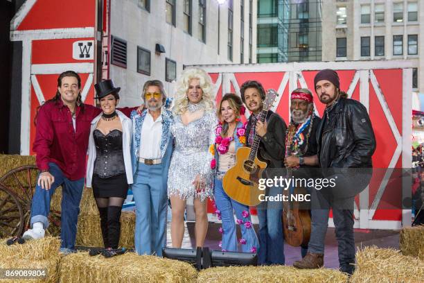 Carosn Daly as Billy Ray Cyrus, Matt Lauer as Dolly Parton, Savannah Guthrie as Kenny Rogers, Kathie Lee Gifford as Miley Cyrus, Al Roker as Willie...