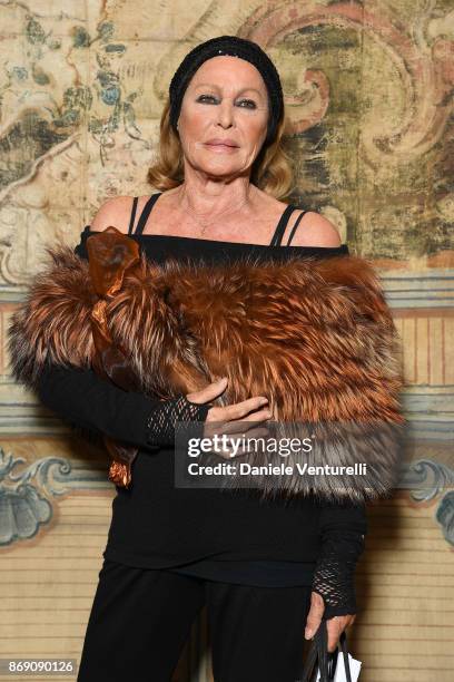 Ursula Andress attends Doppia Difesa Gala during the 12th Rome Film Fest at Hotel Bernini Bristol on November 1, 2017 in Rome, Italy.