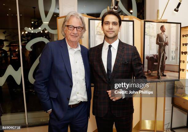 Sir Paul Smith and Luke Pasqualino attend an intimate evening hosted by Paul Smith & The Gentleman's Journal to introduce the Paul Smith Bespoke By...
