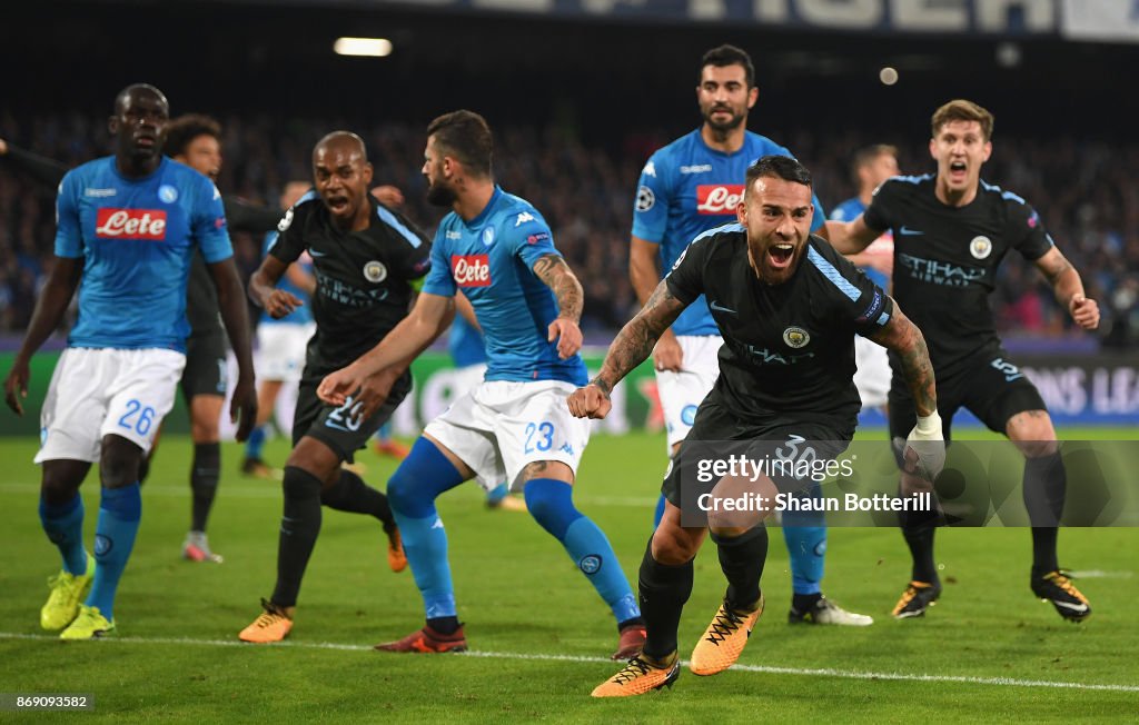 SSC Napoli v Manchester City - UEFA Champions League