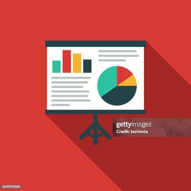 flaches design gesundheitswesen medizinische diagrammsymbol mit seite schatten - weiße tafel stock-grafiken, -clipart, -cartoons und -symbole