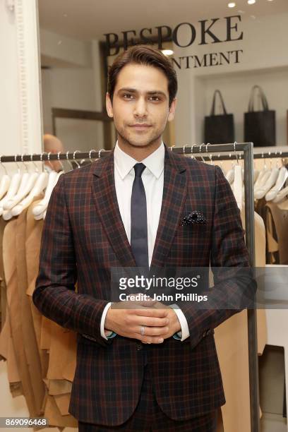 Luke Pasqualino attends an intimate evening hosted by Paul Smith & The Gentleman's Journal to introduce the Paul Smith Bespoke By Appointment service...