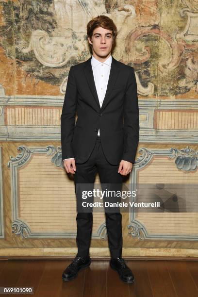 Lorenzo Zurzolo attends Doppia Difesa Gala during the 12th Rome Film Fest at Hotel Bernini Bristol on November 1, 2017 in Rome, Italy.