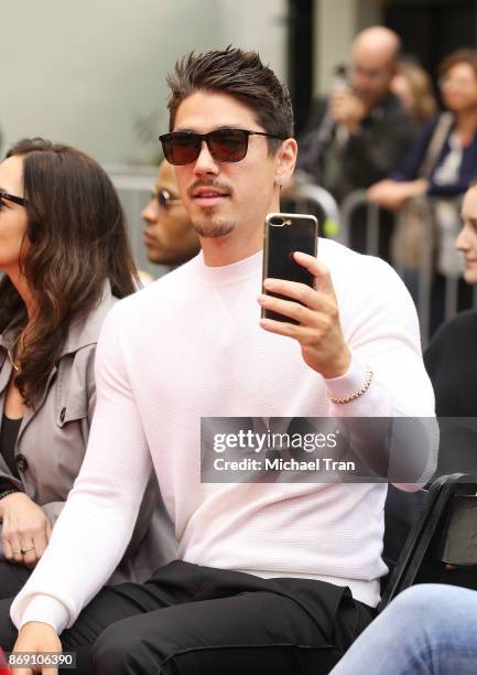 Bryan Tanaka attends the hand and footprint ceremony honoring Mariah Carey held at TCL Chinese Theatre on November 1, 2017 in Hollywood, California.