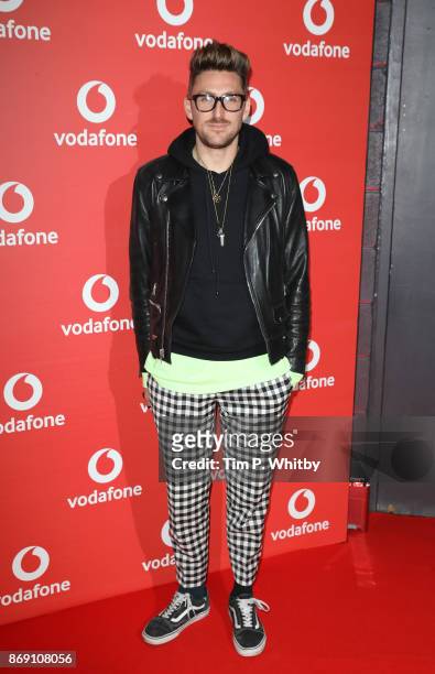Henry Holland attends the Vodafone Passes Launch held at The Bankside Vaults on November 1, 2017 in London, England.