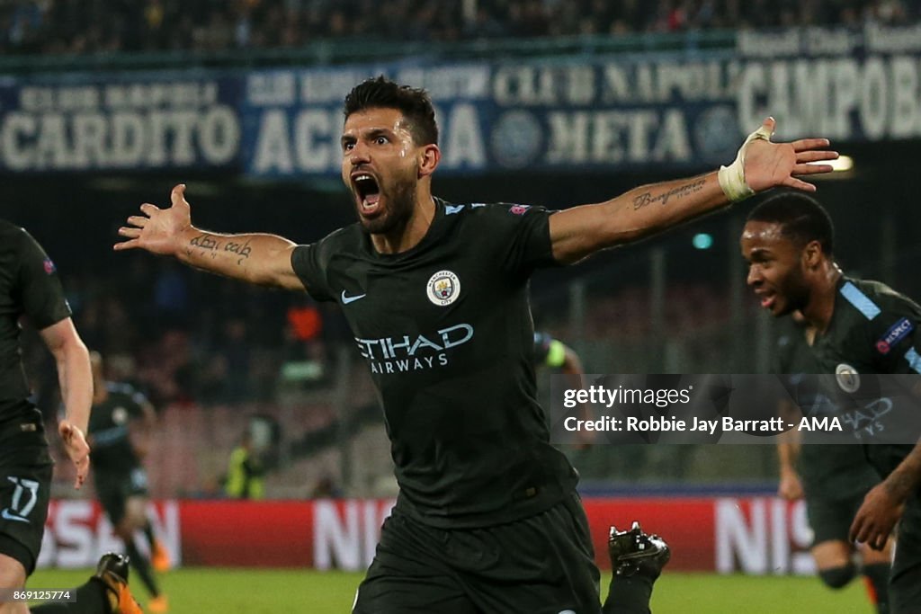 SSC Napoli v Manchester City - UEFA Champions League