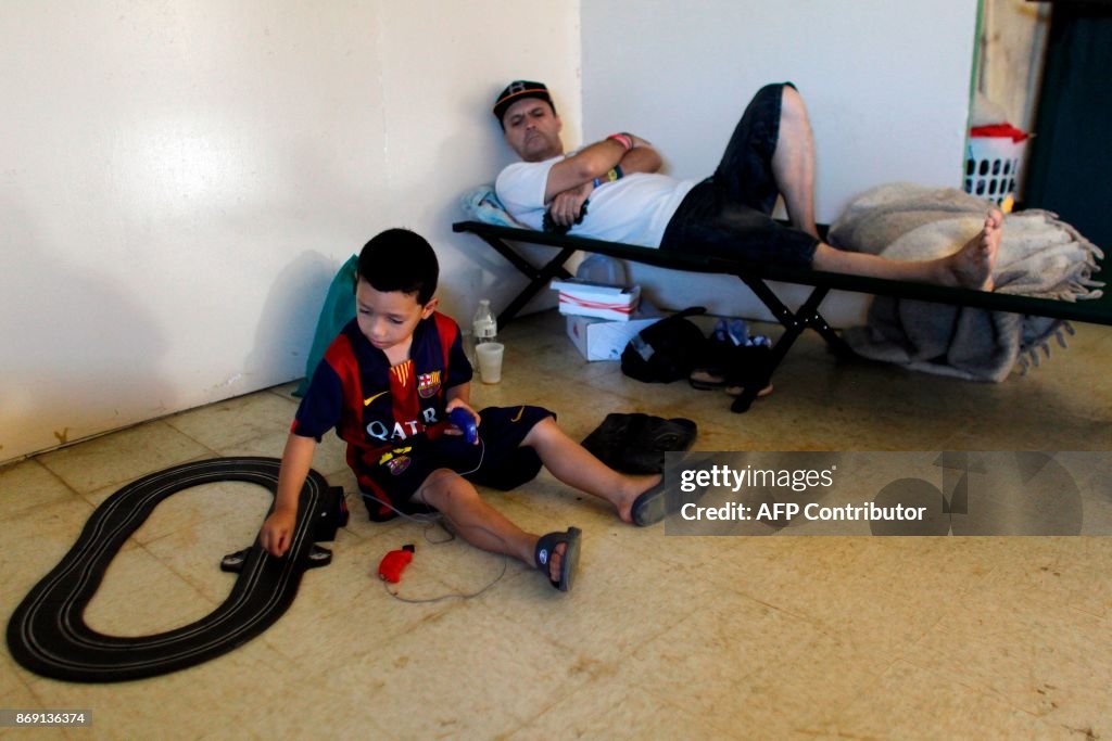 PUERTO RICO-HURRICANE-SHELTER-LIFE