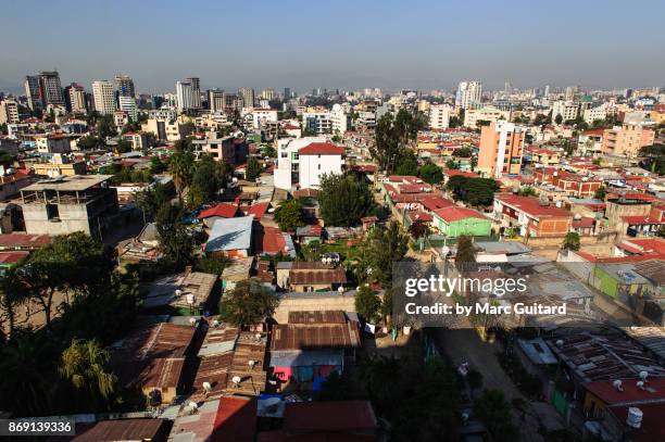 addis ababa skyline, ethiopia - addis ababa stock pictures, royalty-free photos & images