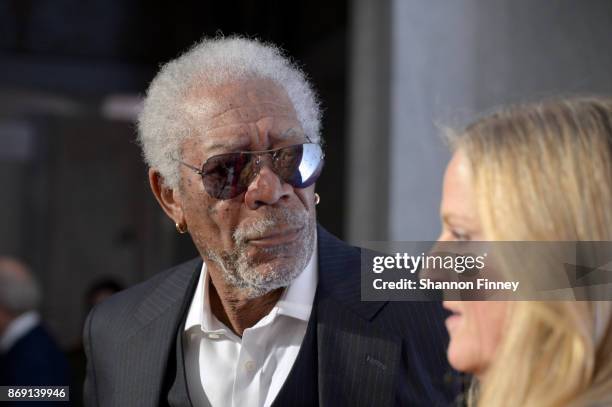 Morgan Freeman attends the AFI 50th Anniversary Gala at The Library of Congress on November 1, 2017 in Washington, DC.