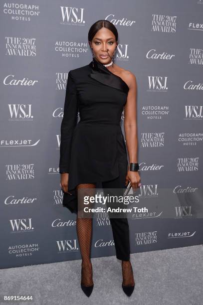 Naomi Campbell attends the WSJ. Magazine 2017 Innovator Awards at MOMA on November 1, 2017 in New York City.