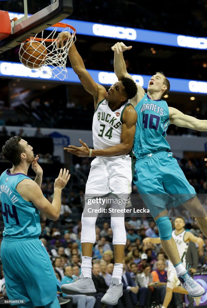 Milwaukee Bucks v Charlotte Hornets