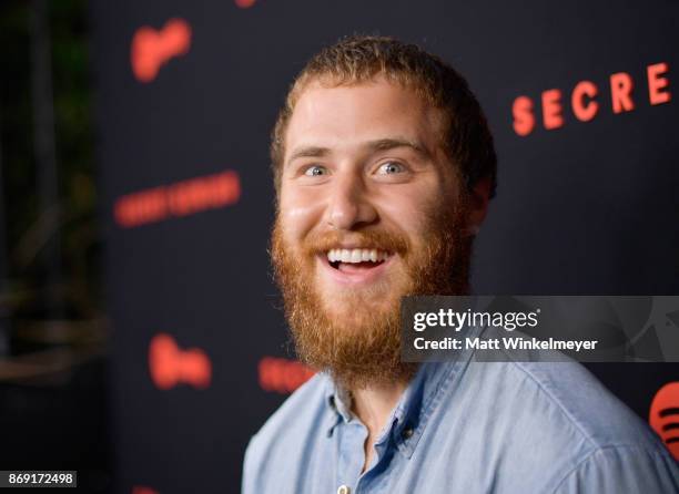 Mike Posner attends Spotify's Inaugural Secret Genius Awards hosted by Lizzo at Vibiana on November 1, 2017 in Los Angeles, California.