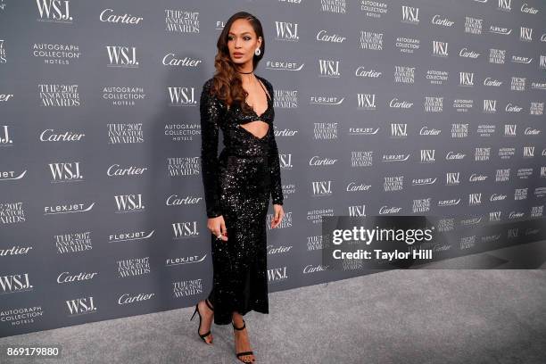 Joan Smalls attends the 2017 WSJ Magazine Innovator Awards at Museum of Modern Art on November 1, 2017 in New York City.