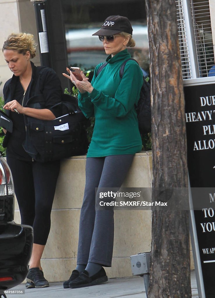 Celebrity Sightings In Los Angeles - November 1, 2017