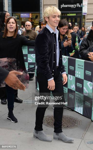 Actor Ross Lynch is seen walking in Soho on November 1, 2017 in New York City.