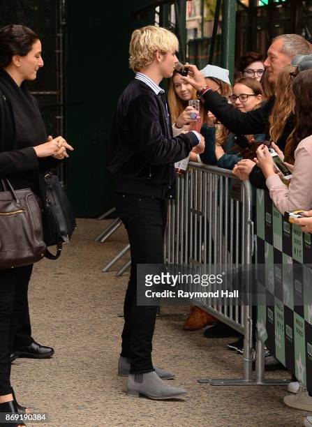 Actor Ross Lynch is seen walking in Soho on November 1, 2017 in New York City.