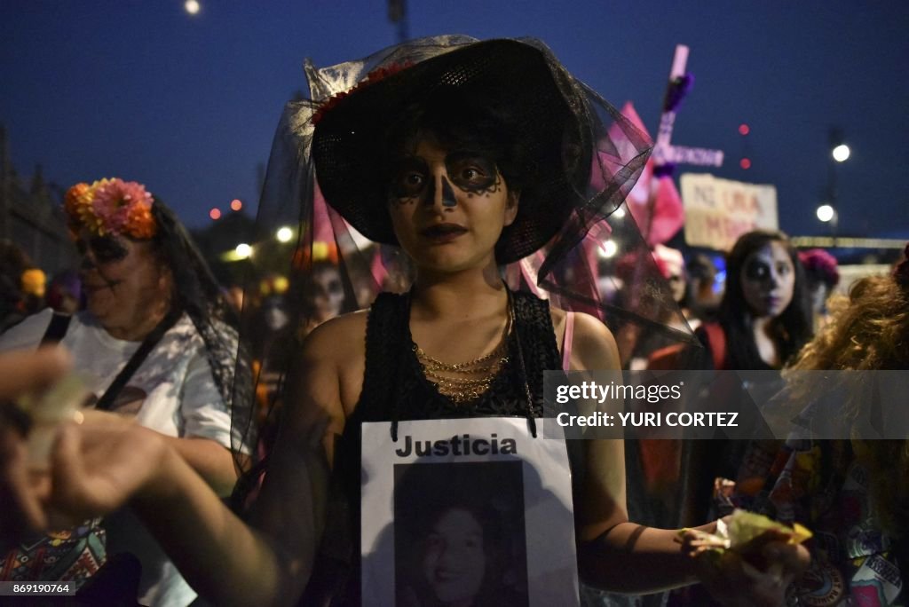 MEXICO-SOCIETY-PROTEST-CRIME-FEMINICIDE
