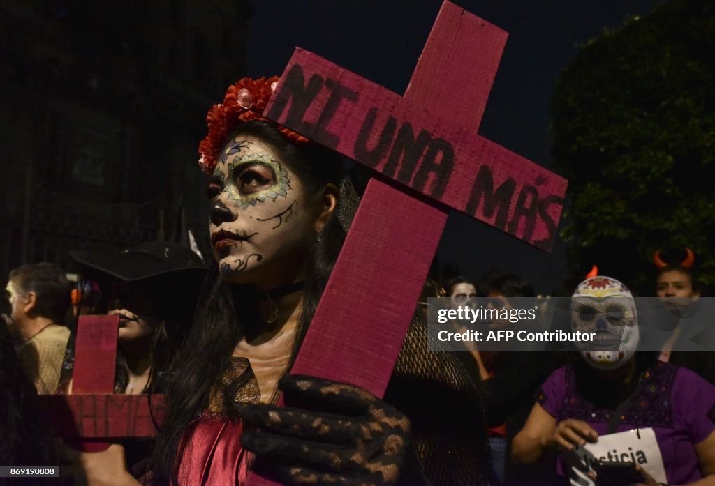 MEXICO-SOCIETY-PROTEST-CRIME-FEMINICIDE