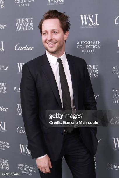 Derek Blasberg during the WSJ Magazine 2017 Innovator Awards at Museum of Modern Art on November 1, 2017 in New York City.