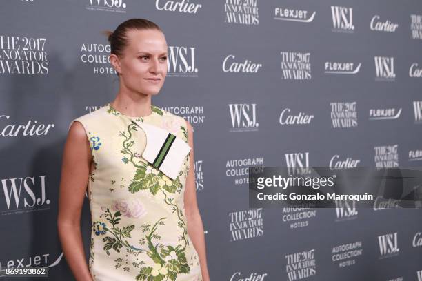 Olympia Scarry during the WSJ Magazine 2017 Innovator Awards at Museum of Modern Art on November 1, 2017 in New York City.
