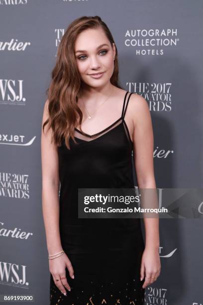 Maddie Ziegler during the WSJ Magazine 2017 Innovator Awards at Museum of Modern Art on November 1, 2017 in New York City.