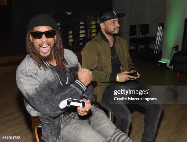 Lil Jon and guest attend the Xbox One X Launch Event at 5Church on November 1, 2017 in Atlanta, Georgia.