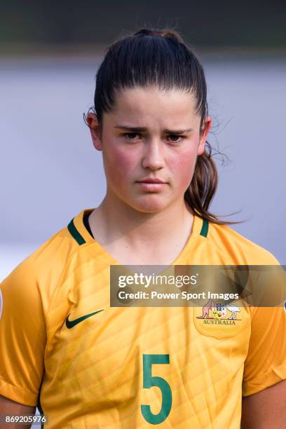 Rachel Lowe of Australia poses for photo during their AFC U-19 Women's Championship 2017 Group Stage match between Australia vs Vietnam on 22 October...