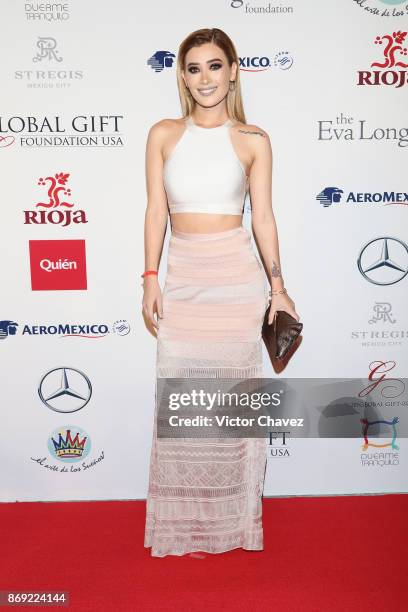 Brenda Zambrano attends The Global Gift Gala Mexico 2017 at St. Regis Hotel on November 1, 2017 in Mexico City, Mexico.