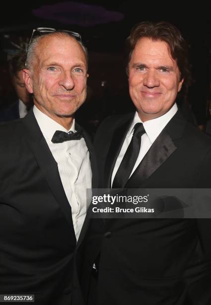 John DeLuca and Rob Marshall pose at The Actors Fund of America's "Career Transition for Dancers Jubilee Gala" at The Marriott Marquis Hotel on...