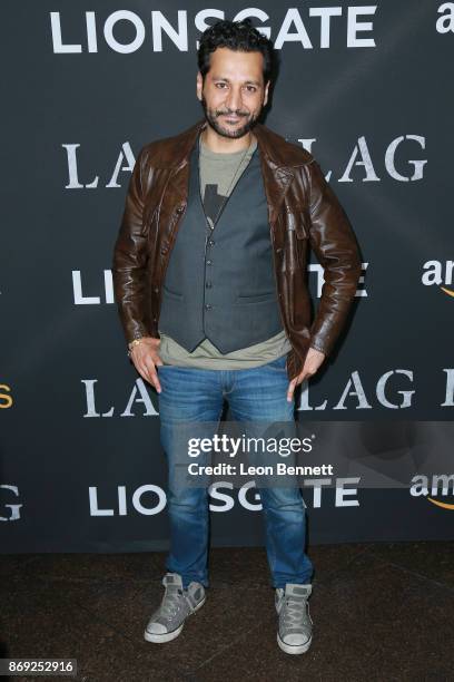 Actor Cas Anvar attends the premiere of Amazon's "Last Flag Flying" at DGA Theater on November 1, 2017 in Los Angeles, California.