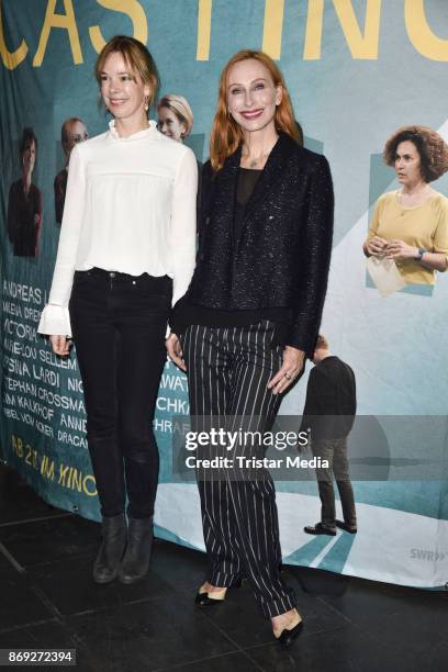 Milena Dreissig and Andrea Sawatzki attend the 'Casting' premiere at Cinema Paris on November 1, 2017 in Berlin, Germany.