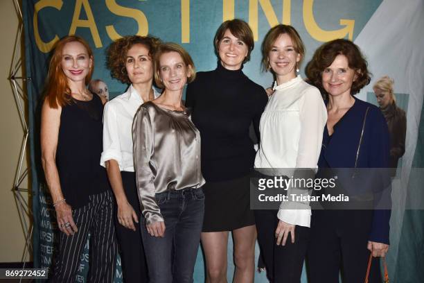 Andrea Sawatzki, Marie-Lou Sellem, Judith Engel, Nicole Marischka Milena Dreissig and Victoria Trauttmansdorff attend the 'Casting' premiere at...