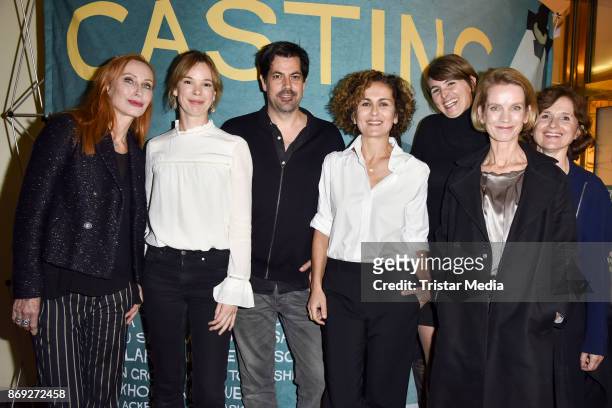 Andrea Sawatzki, Marie-Lou Sellem, Judith Engel, Nicole Marischka Milena Dreissig and Victoria Trauttmansdorff attend the 'Casting' premiere at...