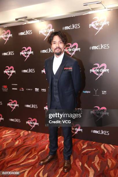 Actor Gordon Lam Ka-tung attends a commercial activity on November 2, 2017 in Hong Kong, China.