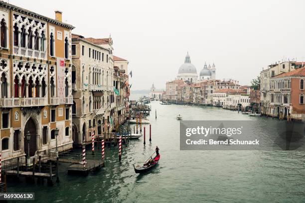 venice in the fog - bernd schunack stock pictures, royalty-free photos & images