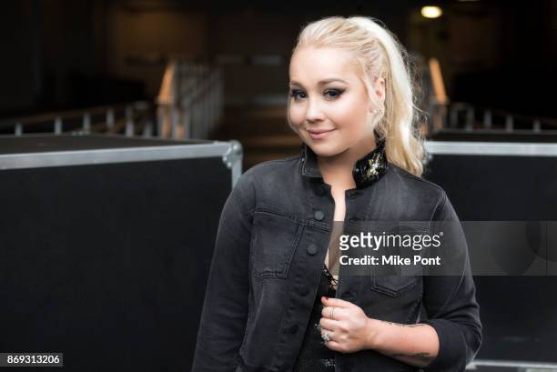 Country singer RaeLynn poses for a portrait at the Club Bar and Grill at Madison Square Garden on October 18, 2017 in New York City.