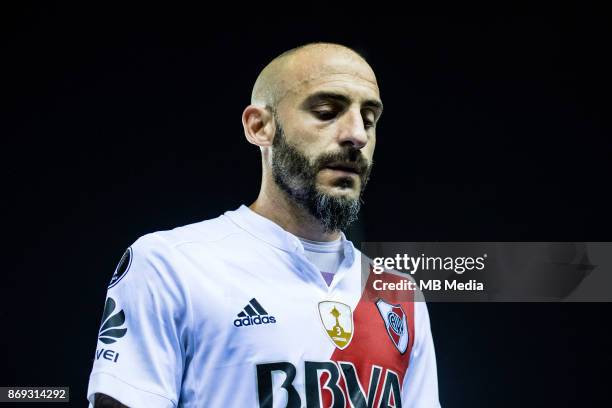 River Plate Javier Pinola during the Copa Libertadores semi finals 2nd leg match between Lanus and River Plate at Estadio Ciudad de Lanús "u2013...