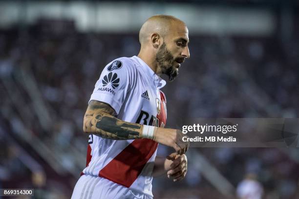 River Plate Javier Pinola during the Copa Libertadores semi finals 2nd leg match between Lanus and River Plate at Estadio Ciudad de Lanús "u2013...