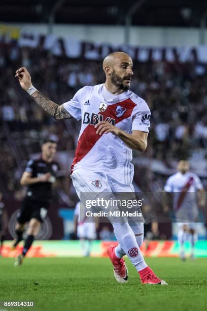 River Plate Javier Pinola during the Copa Libertadores semi finals 2nd leg match between Lanus and River Plate at Estadio Ciudad de Lanús "u2013...