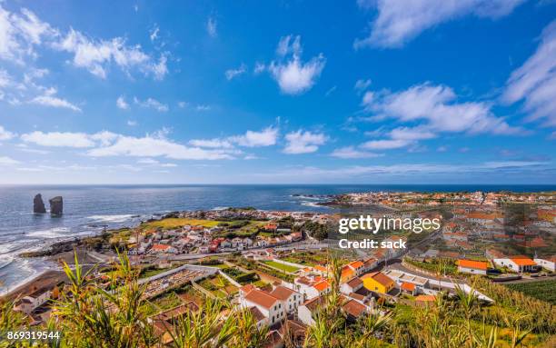 monasteries and islets of monasteries on sao miguel, azores - ponta delgada stock pictures, royalty-free photos & images