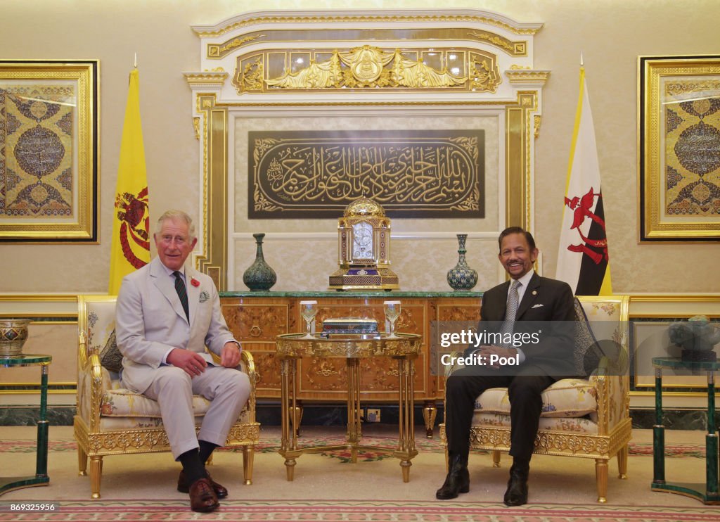 The Prince Of Wales & Duchess Of Cornwall Visit Singapore, Malaysia, Brunei And India - Day 4