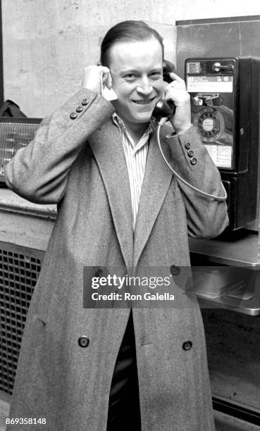 Patrick McMullan attends Willi Smith Fashion Show on February 26, 1989 at the Tower Gallery in New York City.