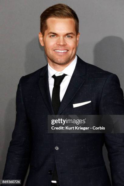 Wes Chatham photographed at the 'Hunger Games - Mockingjay Part 2' premiere on November 16, 2015 in Los Angeles, California.