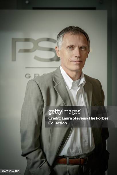 Of Peugeot S.A., Carlos Tavares is photographed for Forbes Magazine on May 8, 2017 in Paris, France. CREDIT MUST READ: Laura Stevens/The Forbes...