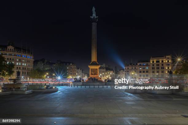 nelson's column - dark panthera stock pictures, royalty-free photos & images