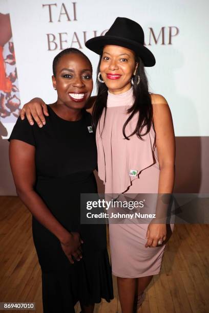 African Health Now Founder Nana Eyeson-Akiwowo and Greenlight Events Founder Lisa Lindo attend the 2017 Africa Health Now Gift Of Life Gala at Sun...