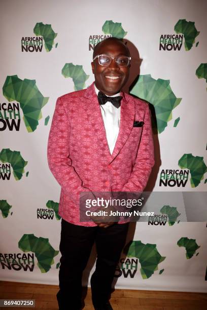 Larry Ossei-Mensah attends the 2017 Africa Health Now Gift Of Life Gala at Sun West Studios on November 1, 2017 in New York City.