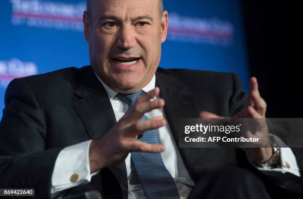 Gary Cohn, Director of the National Economic Council, speaks about tax reform to the Economic Club of Washington in Washington, DC, November 2, 2017....